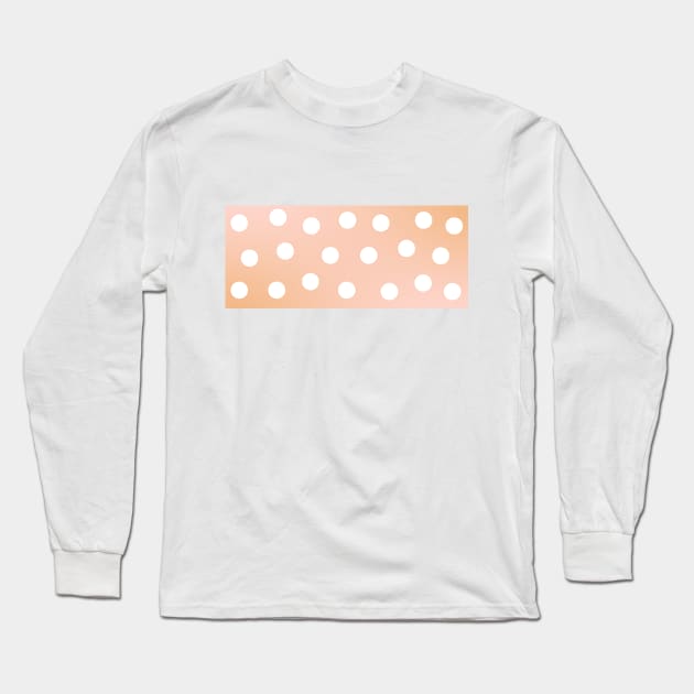 White Polka Dots Long Sleeve T-Shirt by In Beauty We Trust